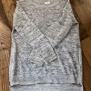 Lou & Grey side zip tunic sweater
